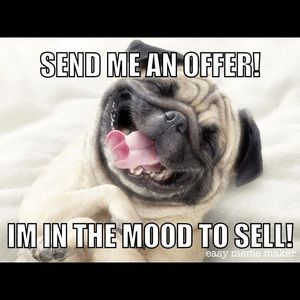 Today is a good day to offer! I’m cleaning!